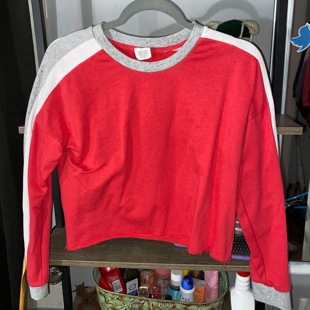 Comfy cropped crew neck